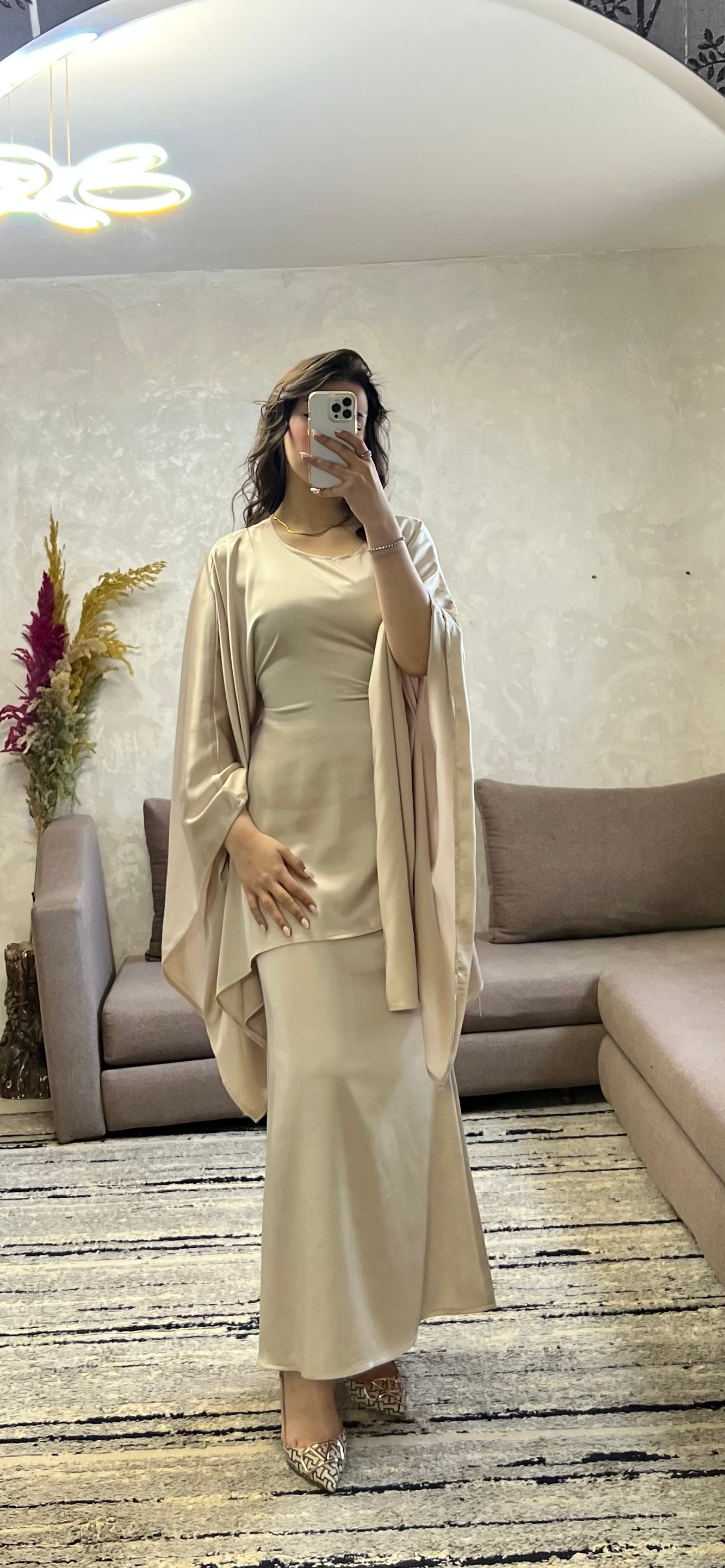 Top butterfly abbaya