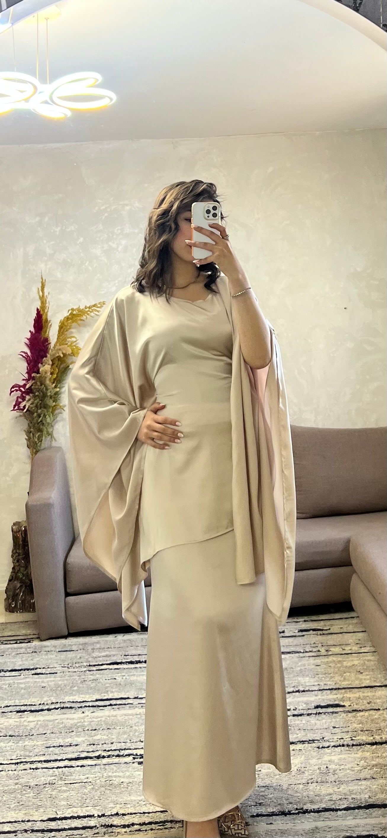 Top butterfly abbaya